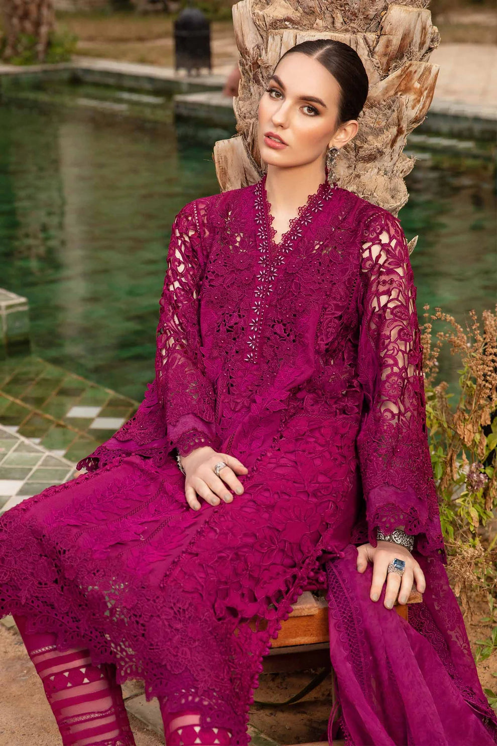 Maria B Unstitched Luxury Lawn D-2409-B